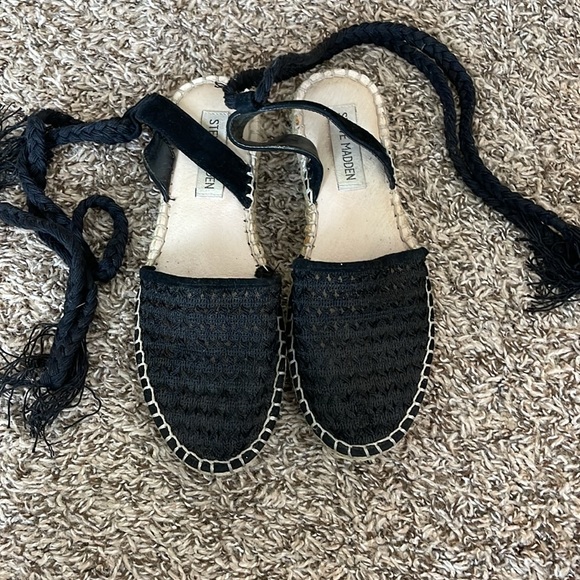 Steve Madden Espadrille Braided Lace Mule - Picture 3 of 5
